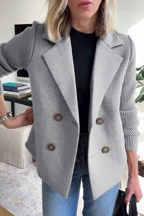 Allison - Elégant Tricoté Blazer