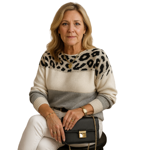 Leana™ | Pull Léopard Confort & Élégance