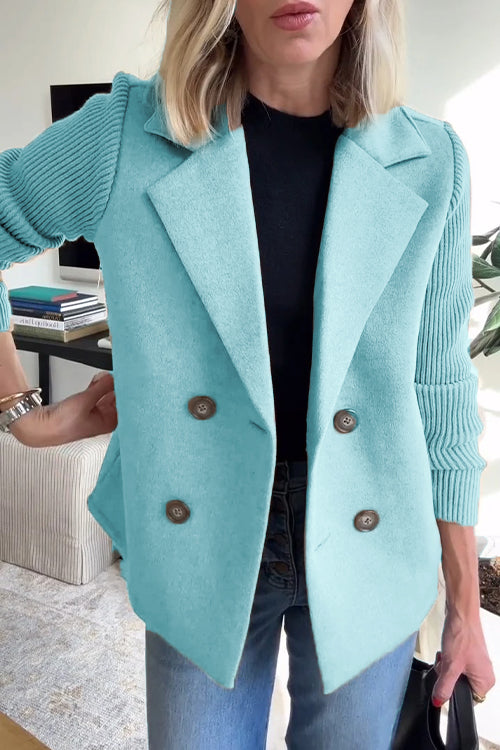 Allison - Elégant Tricoté Blazer