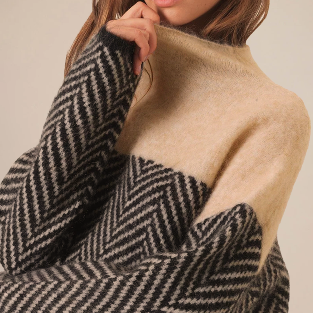 ADELIE | Turtleneck Premium En Maille Noble