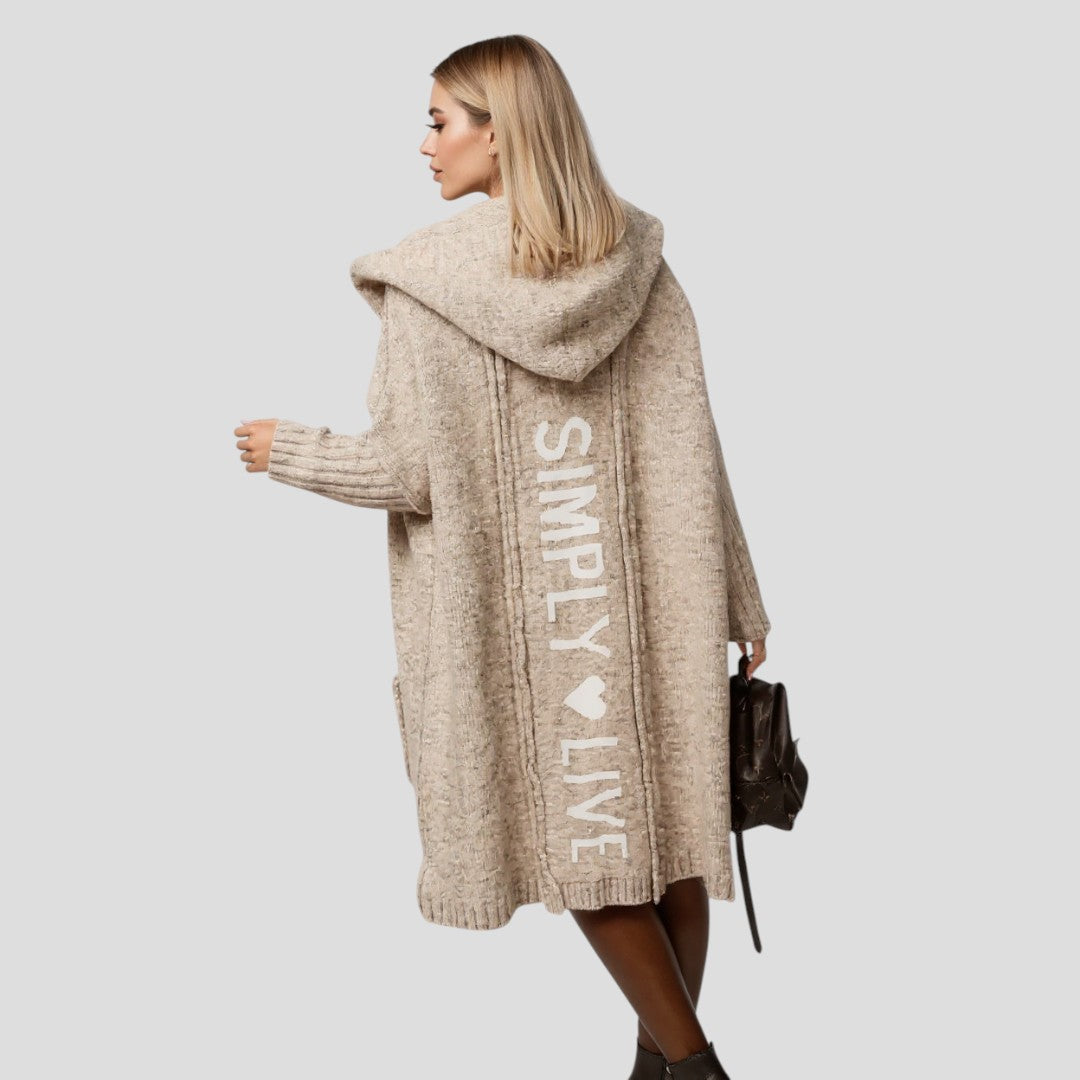 Avencea | Veste longue en tricot