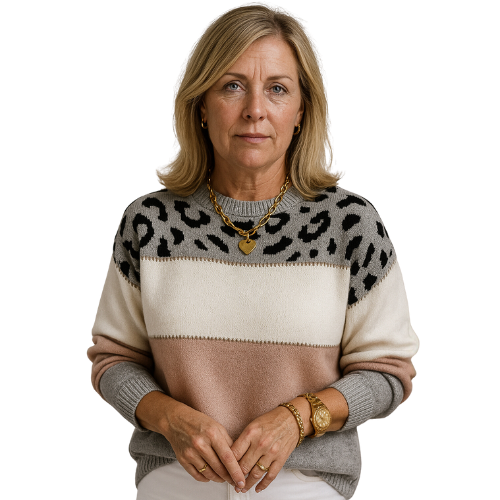 Leana™ | Pull Léopard Confort & Élégance