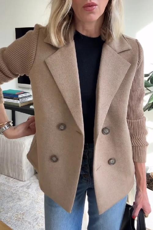 Allison - Elégant Tricoté Blazer