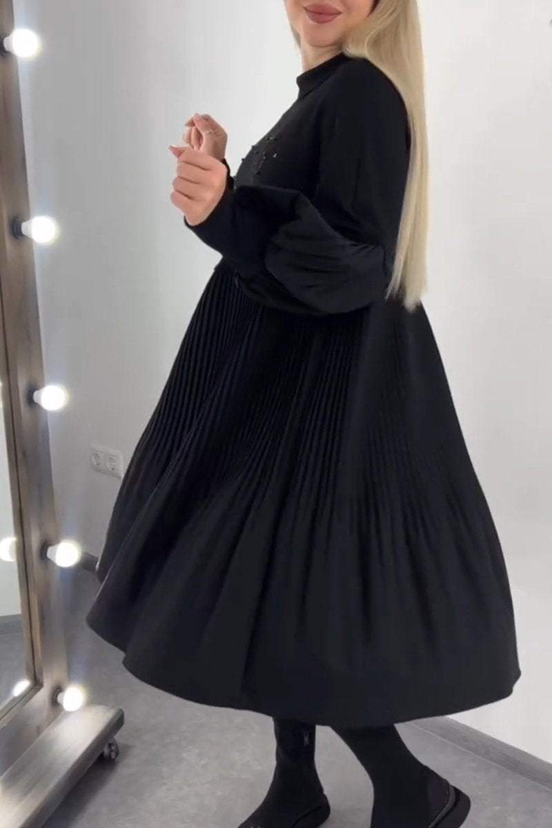 Adrienne - Robe Plissée Couvrant Le Ventre